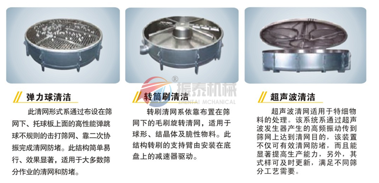  PVC树脂粉摇摆筛清网方式